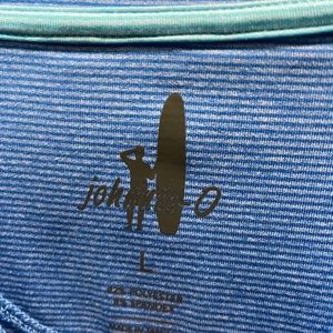 Johnnie-O Vaughn Striped Performance 1/4 Zip Pullover